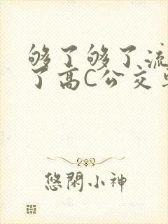 够了够了流出来了高C公交车