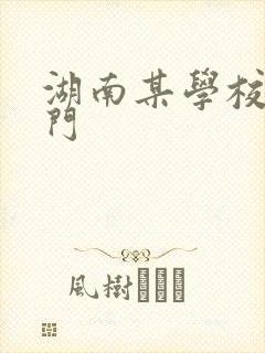 湖南某学校秋千门