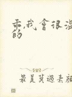 乖,我会很温柔的