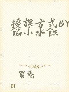授课方式BY肉馅小水饺