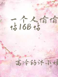 一个人偷偷看B站16B站