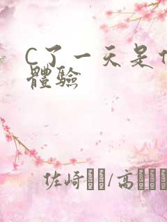 C了一天是什么体验