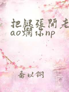 把腿张开老子cao烂你np