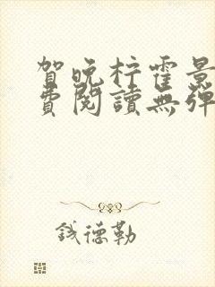 贺晚柠霍景潇免费阅读无弹窗