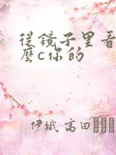 从镜子里看我怎么c你的