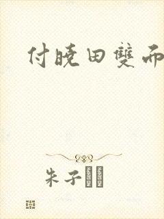 付晓田双面间谍