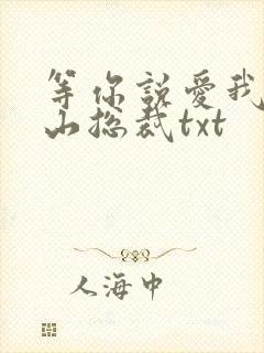 等你说爱我之冰山总裁txt