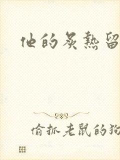 他的炙热留在了