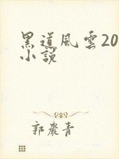 黑道风云20年小说