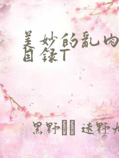 美妙的乱肉沉沦目录T
