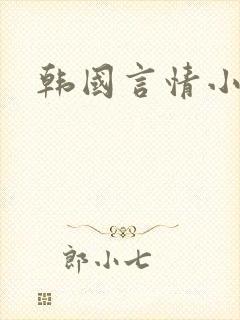 韩国言情小说