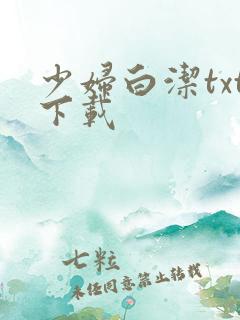 少妇白洁txt下载