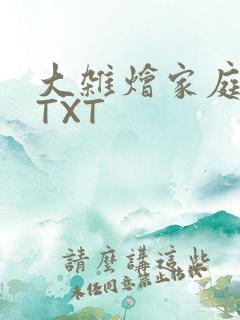 大杂烩家庭小说TXT