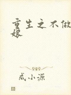 重生之不做灰姑娘