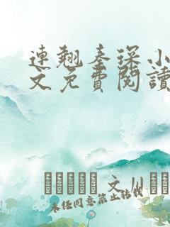 连翘秦琛小说全文免费阅读