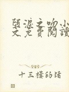 堕泪之吻小说全文免费阅读