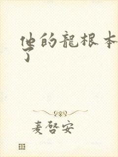 他的龙根本太大了