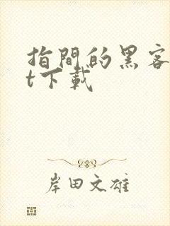 指间的黑客txt下载