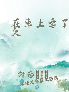 在车上要了我很久