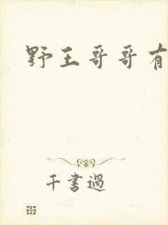 野王哥哥有点甜