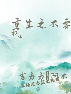 重生之不要爱上我