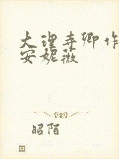 大理寺卿作者:安妮薇