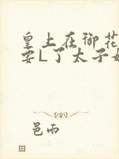 皇上在御花园里要L了太子妃