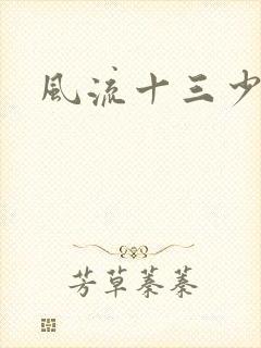 风流十三少