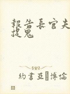 报告长官夫人在捉鬼