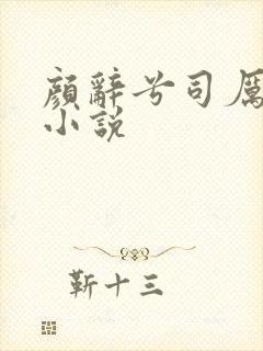 颜辞兮司厉辰的小说