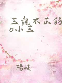 三观不正的文po小三