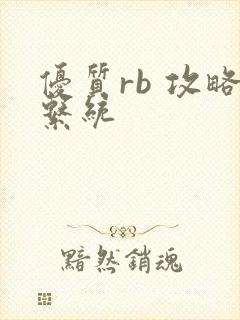 优质rb 攻略系统