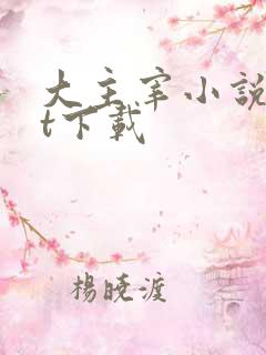 大主宰小说txt下载