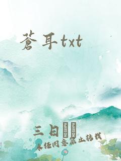 苍耳txt