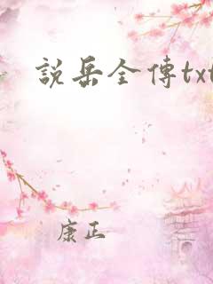 说岳全传txt