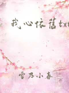 我心依旧txt