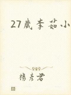 27岁李茹小说