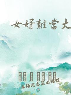 女婿难当大结局