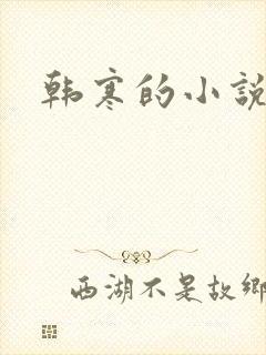 韩寒的小说