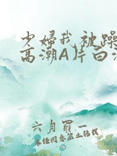 少妇我被躁爽到高潮A片白洁