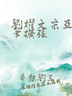 刘耀文宋亚轩用笔扩张