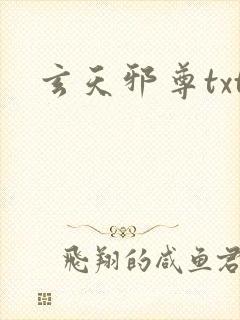 玄天邪尊txt