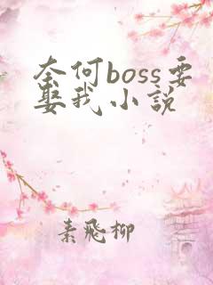 奈何boss要娶我小说