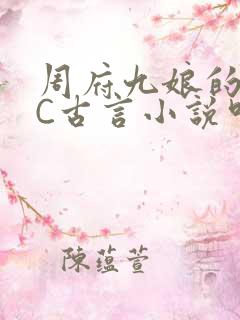 周府九娘的NPC古言小说叫什么
