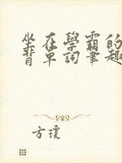 坐在学霸的鸡上背单词笔趣阁