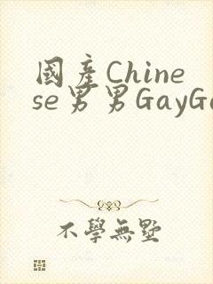 国产Chinese男男GayGayAPP