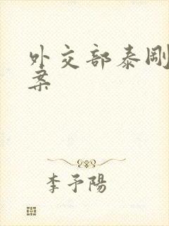 外交部泰刚间谍案