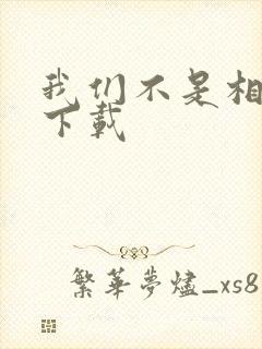 我们不是相爱吗下载