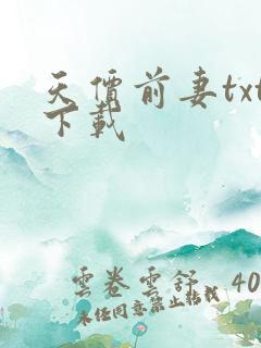 天价前妻txt下载