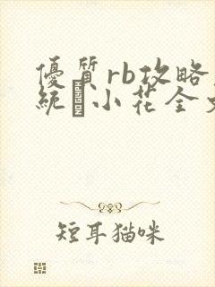 优质rb攻略系统寀小花全文免费阅读